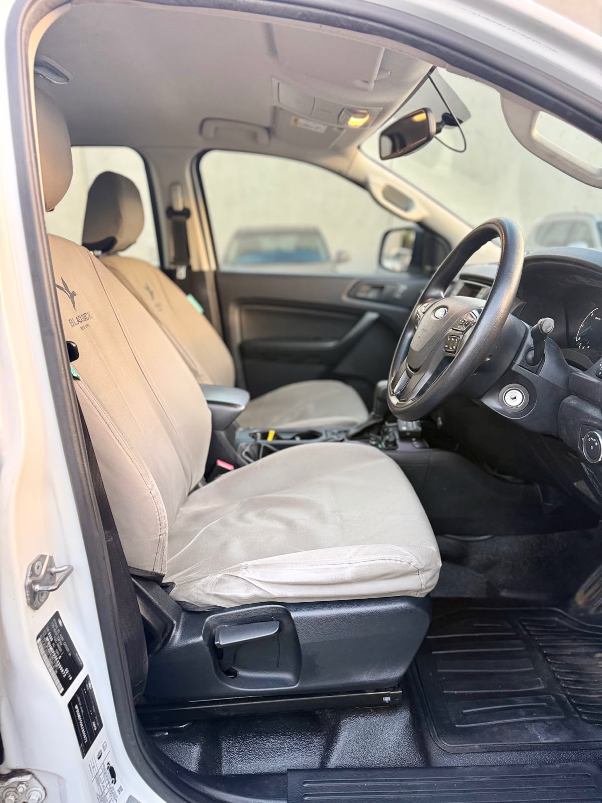 2019 Ford Ranger Dual Cab Chassis in White