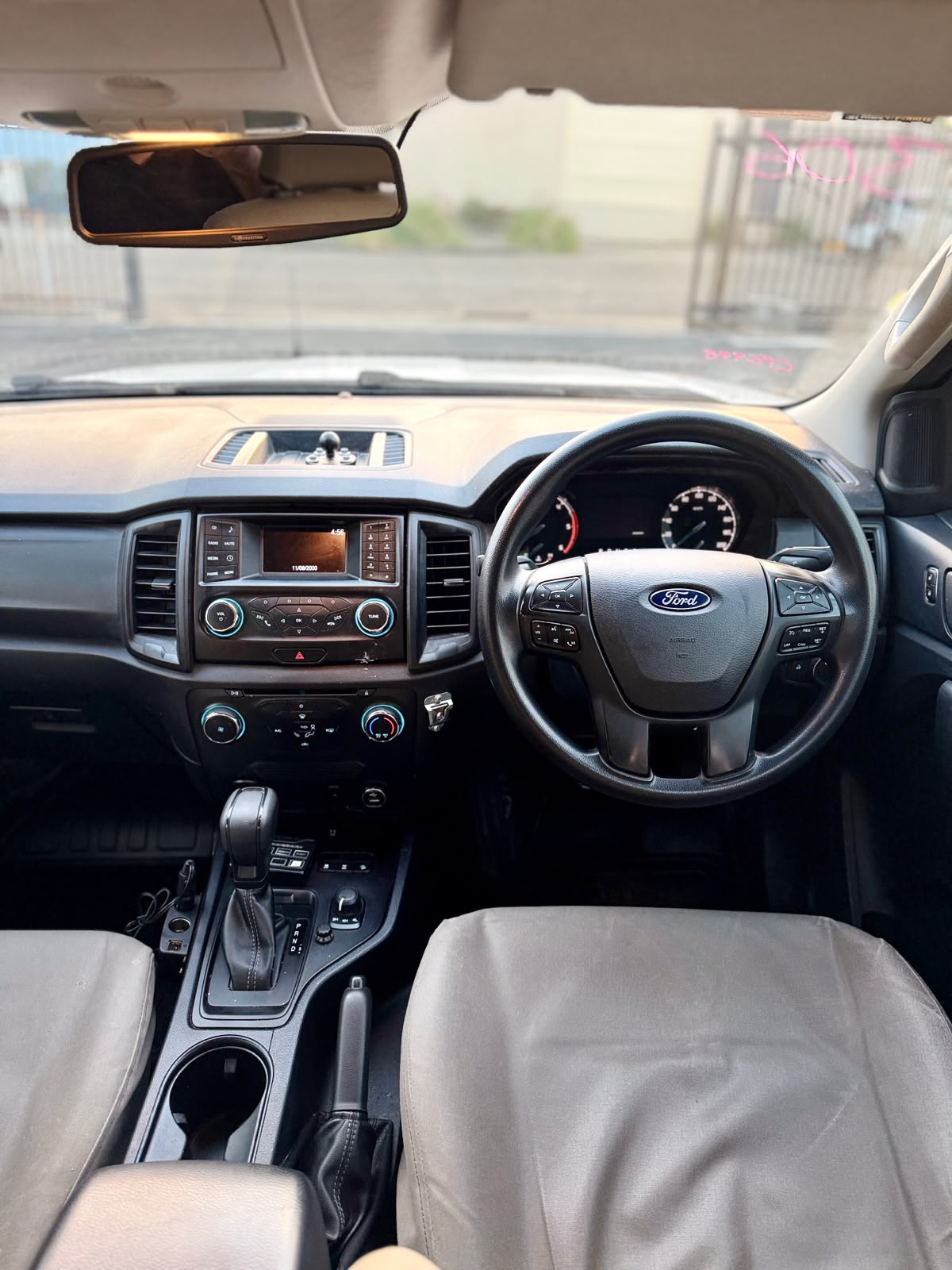 2019 Ford Ranger Dual Cab Chassis in White